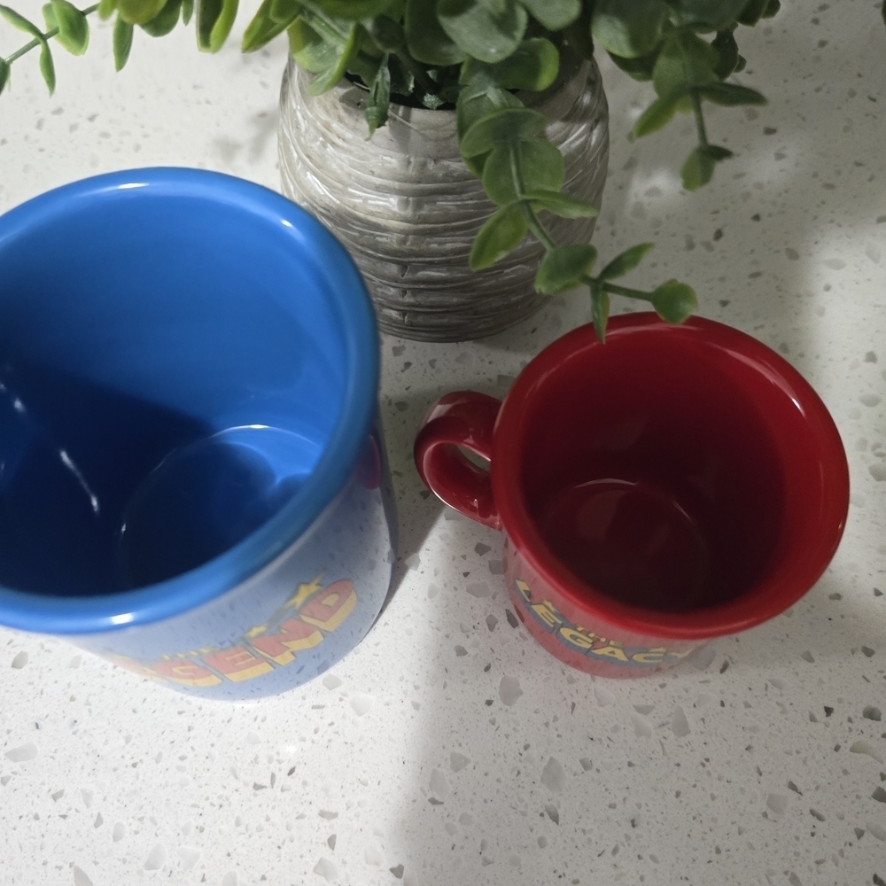 Hallmark The Legend and The Legacy Mug Set - Blue and Red - Picture 2 of 9